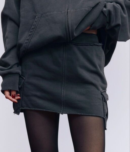 JOSE MOON OVERDYE MINI SKIRTオーバーダイミニスカート タイト ミニ丈