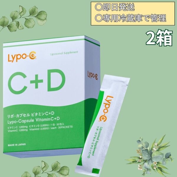 リポシーリポカプセルビタミンC+D Lypo-C 2箱分60包