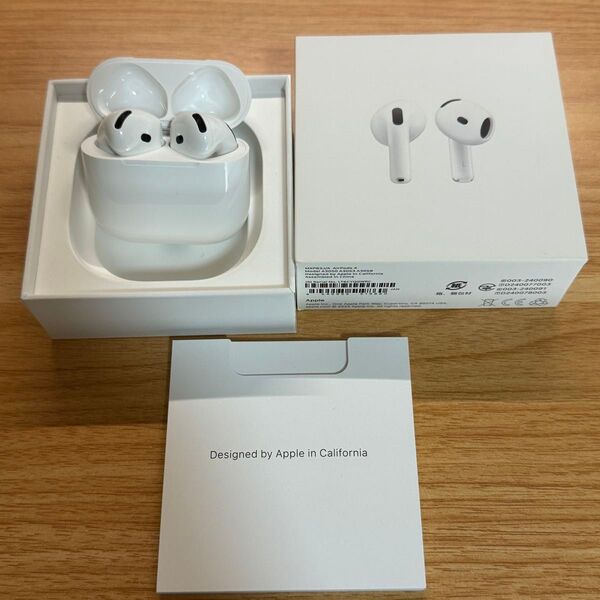 美品 Apple Airpods 第4世代 アクティブノイズキャンセリング 機能 非搭載モデル 正規品 限定保証付き