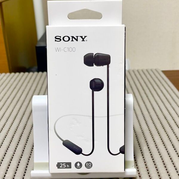 SONY WI-C100(B) ワイヤレスステレオヘッドセット ブラック 未開封新品