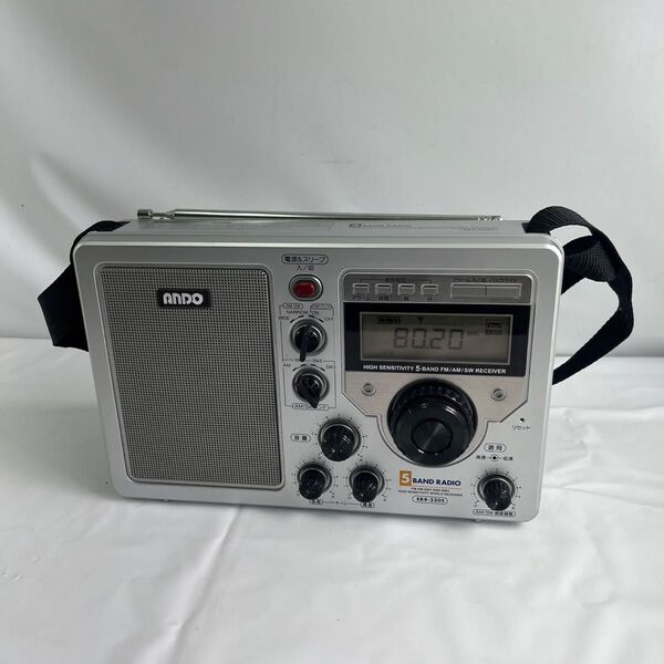 稼働品 Ando ER4-330SP 5バンドラジオ