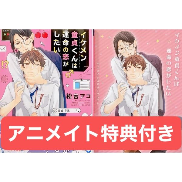 イケメン童貞くんは運命の恋がしたい アニメイト特典4Pリーフレット付き