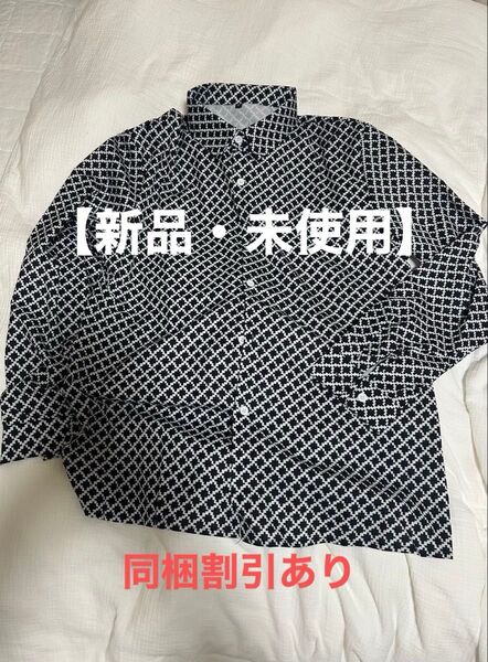 【新品・未使用】お値下げしました!デザインメンズシャツ 格安出品!