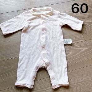 ロンパース ベビー 60 ユニクロ ピンク 女の子 シンプル パジャマ エアリズム