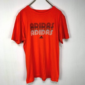 adidas Tシャツ Mサイズ オレンジ アディダス パフォーマンスロゴ T SHIRT 半袖 カットソー THE GO TO TEE