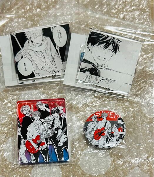 ギヴン ギヴン展 立夏 真冬 由紀 アクリルスタンド 缶バッジ