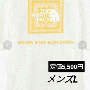 【THE NORTH FACE】ショートスリーブバンダナスクエア Tシャツ ロゴ