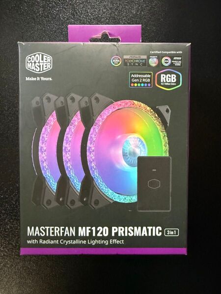 Cooler Master MasterFan MF120 Prismatic 3 in 1ケースファン