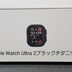 美品 Apple Watch Ultra2 ブラックチタニウム 49mm トレイルループ 最大バッテリー容量100%