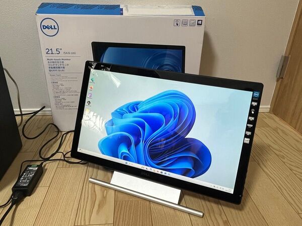 DELL 21.5インチ マルチタッチモニター S2240T 中古