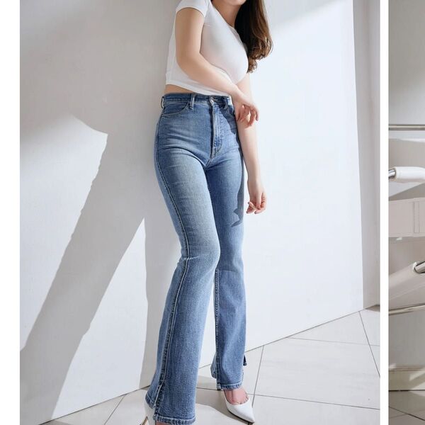 ハーリップトゥ New York High-Waisted Jeans タグ付き