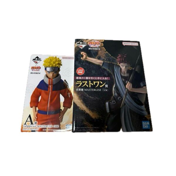 一番くじ NARUTO ナルト 中忍試験編 ラストワン我愛羅 A賞ナルト フィギュア 2体セット