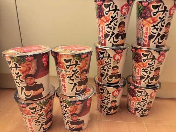 日清 新みそきん 6個 旧みそきん 4個 カップラーメン HIKAKIN ヒカキン