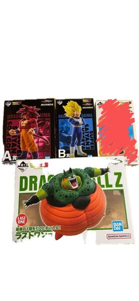 一番くじ ドラゴンボール VSオムニバスCROSS A賞 B賞ラストワン賞 フィギュア3体