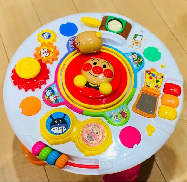 美品!アンパンマン おもちゃテーブル 知育 タッチ 音楽 幼児 ベビー