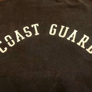 ラッセル COAST GUARD USCG 前タグ Tシャツ L 黒 ステンシル Champion好きに