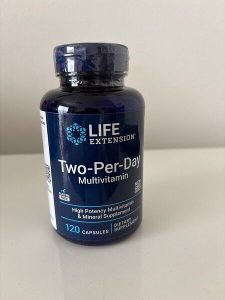 LIFE EXTENSION Two-Per-Day Multivitamin 120カプセル ツーパーデイ