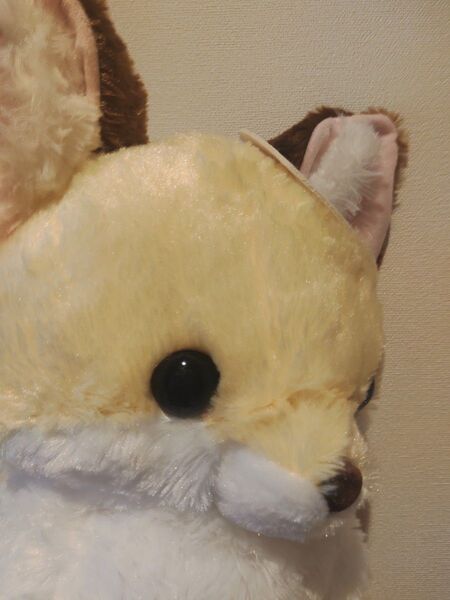 ちょコンとキツネ とおりゃんせ ウルトラBIG こんぺいとう(お面付き) 狐ぬいぐるみ きつね