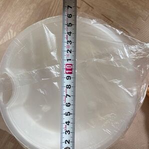 中皿 400枚 未使用分 テイクアウト 使い捨てプラスチック容器 麺丼容器 汁物