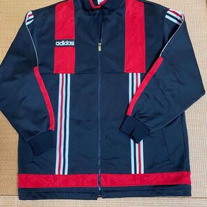 adidas ジャージ ブラック×レッド×ホワイト