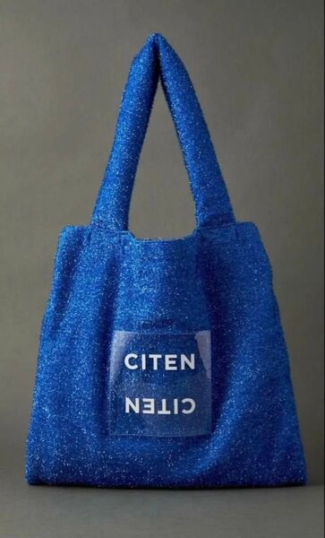 siten×キラキラクリアロゴトートバッグ