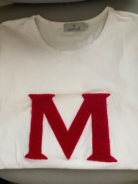 MONCLER Tシャツ ホワイト Lサイズ