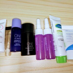 ドラコスなどサンプルセット(ビオデルマ、エリクシール、ONEBYKOSE、BOH、セタフィル、など8点)未開封です