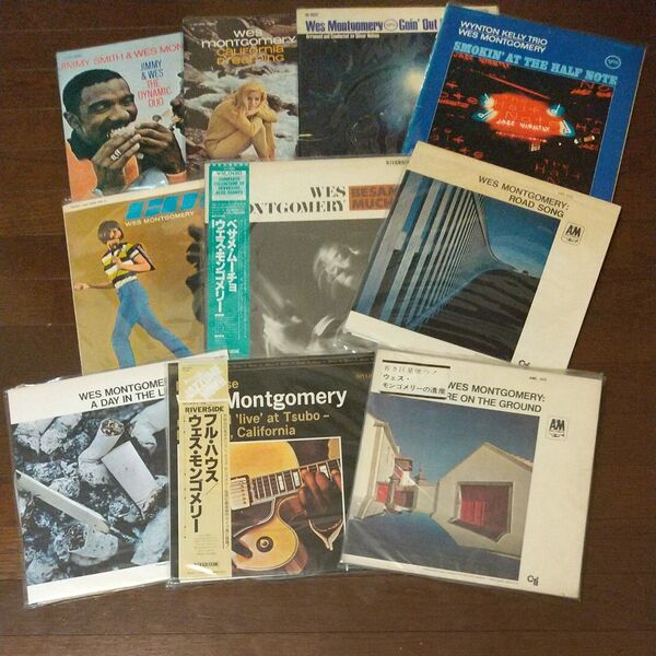 JAZZ(ジャズ)WES MONTGOMERY(ウェス・モンゴメリー)LPレコード10枚セットまとめ売り