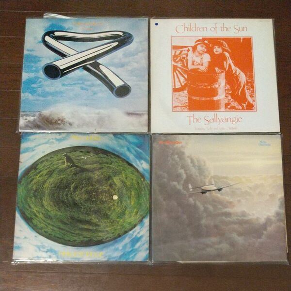 プログレ MIKE OLDFIELD(マイク・オールドフィールド)LPレコード4枚セットまとめ売り