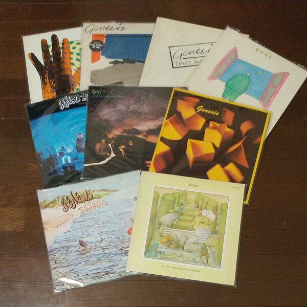 プログレGENESIS(ジェネシス) LP レコード9枚セットまとめ売り