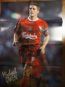 オーウェン クレスポ ポスター リバプール インテル WSD Michael OWEN CRESPO poster Liverpool Internazionale Milano