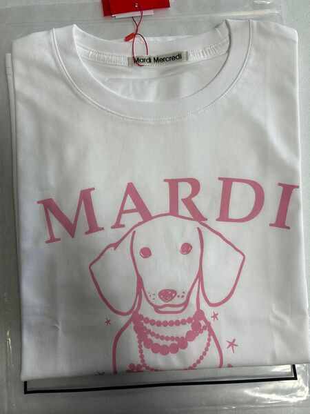 ドッグ柄原則当日発送Mardiマルディメクルディ大人気レディース半袖Tシャツ