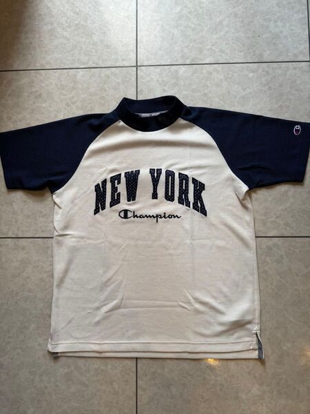 champion チャンピオン ゴルフウェア モックネック Tシャツ UVカット 半袖 サーマル