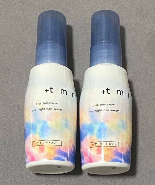 プラストゥモロー オーバーナイト ヘアセラム 80ml 2本