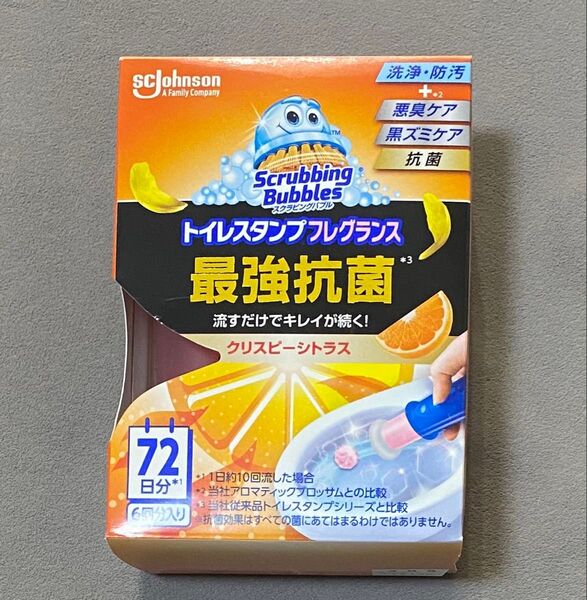 スクラビングバブル トイレスタンプ フレグランス 最強抗菌 クリスピーシトラス 72日分