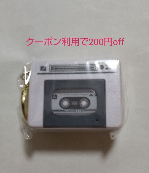 ミニチュアカラフルテープレコーダー ホワイト 新品未開封 ガチャ