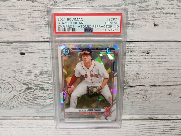 blaze jordan 1st bowman atomic ref PSA10 Topps
