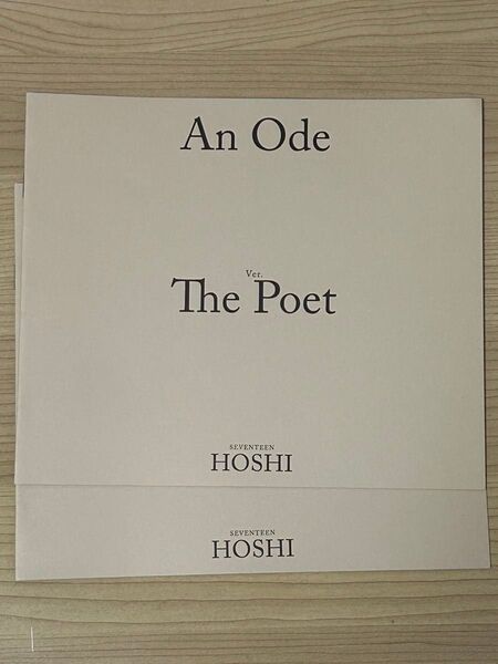 Hoshi ホシ an ode ブックレット