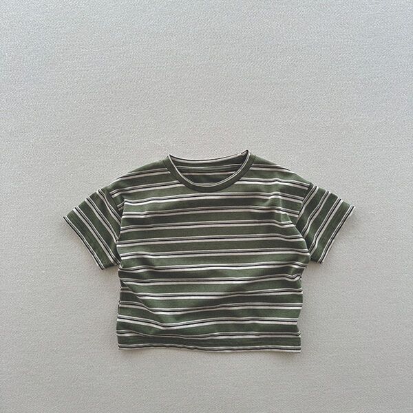 子供 半袖Tシャツ キッズ トップス 夏 男の子 女の子 韓国子供服 子供服 80 90 100 110 120 130 緑