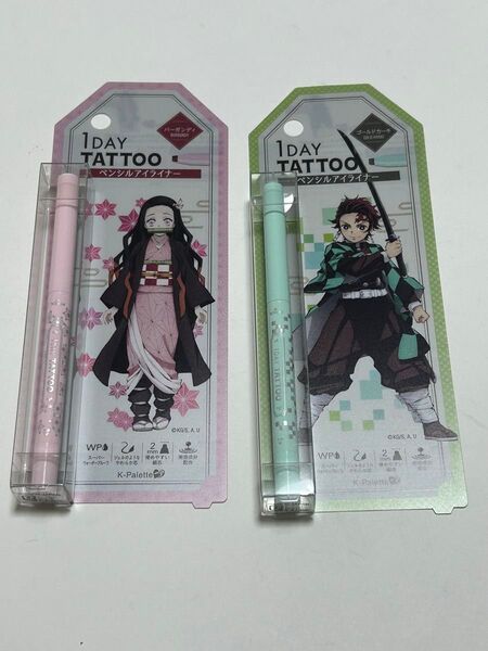 K-パレット 鬼滅の刃コラボ アイライナー 禰豆子 炭治郎 1DAY TATTOO