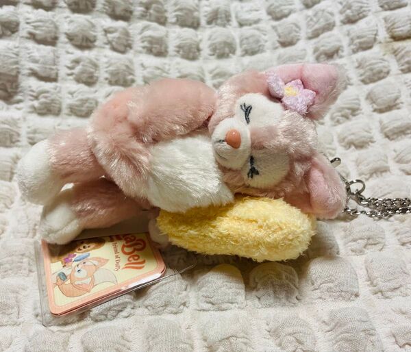 香港ディズニーランド限定 リーナベルお昼寝ぬいぐるみキーチェーン ぬいば
