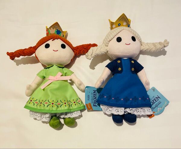香港ディズニーランド アナと雪の女王 幼少期ぬいぐるみ ファンタジースプリングス ディズニー