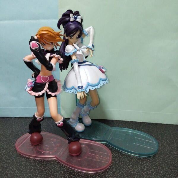 ふたりはプリキュア キューティーモデル キュアホワイト キュアブラック フィギュア セット