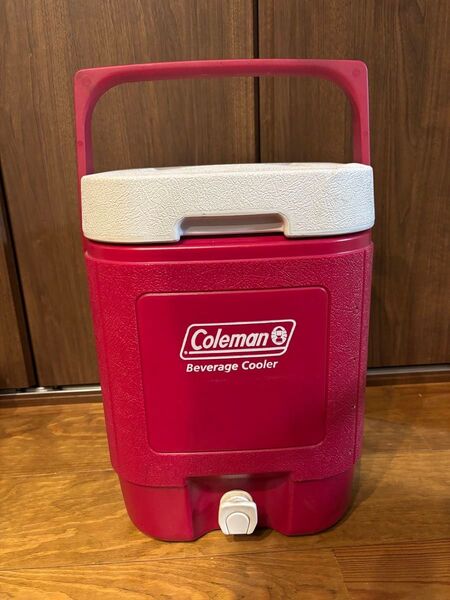 廃盤品 希少 コールマン ウォータージャグ レッド