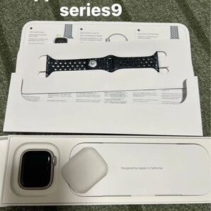 Apple Watch Series 9 GPSモデル スターライト 最大容量100%