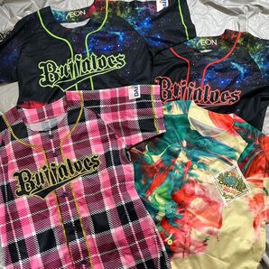 オリックスバッファローズ まとめ売り 4枚セット レプリカユニフォーム フリーサイズ 限定品 プロ野球 応援グッズ