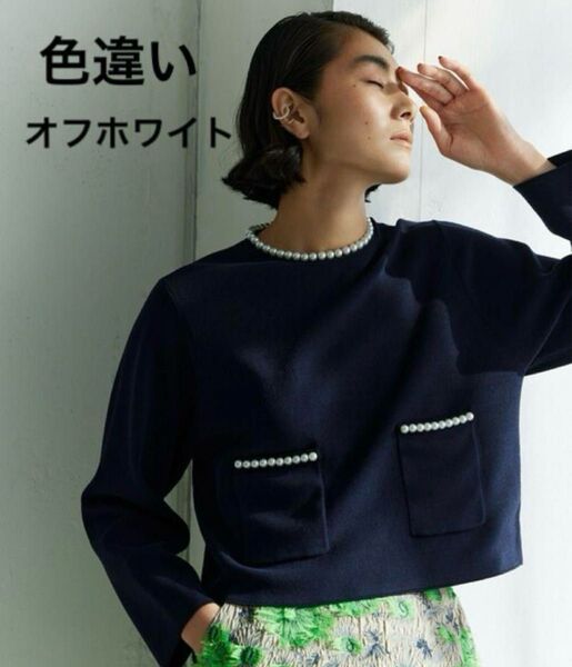 【TOMORROWLAND】パールコンビポケットプルオーバー ballsey