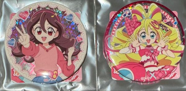 プリキュア ブルジュラ 缶バッジ キミとアイドルプリキュア キミプリ キュアアイドル うた 2点セット
