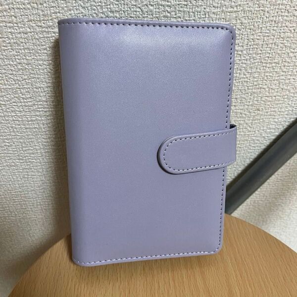 A6サイズ バインダー 家計管理 ラベンダー ファイル 仕分け お金 アクスタケース アクスタホルダー 推し活 トレカ