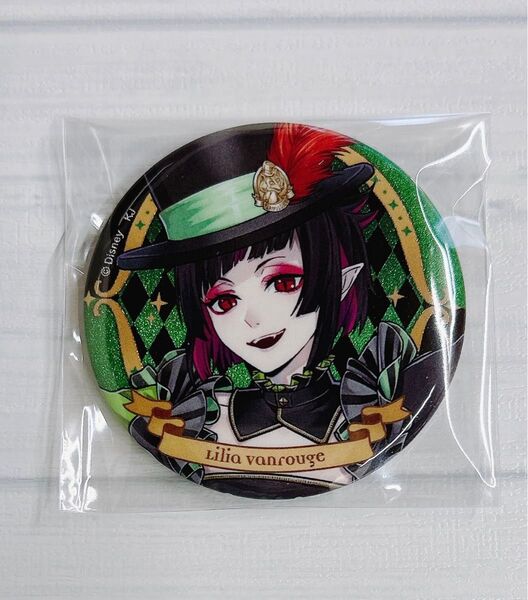 ツイステ リリア プレイフルドレス グリッター 缶バッジ